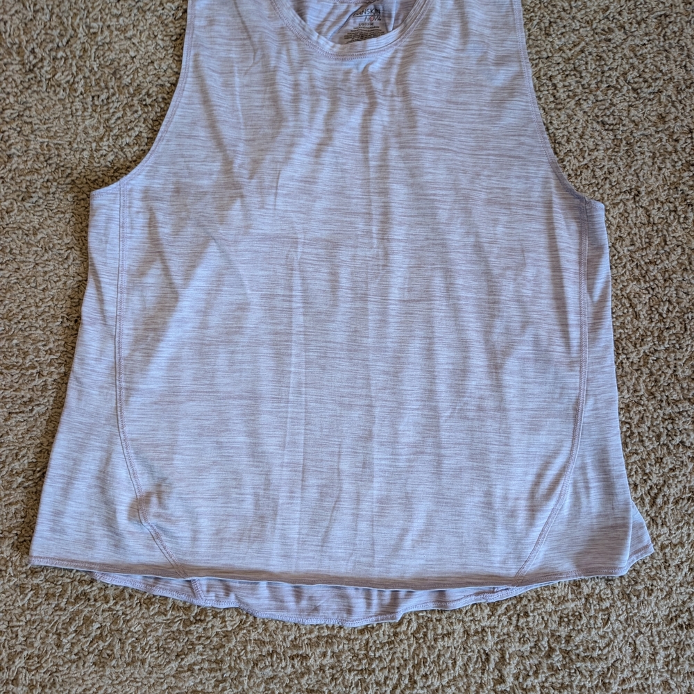 Danskin Light Gray Muscle Tee